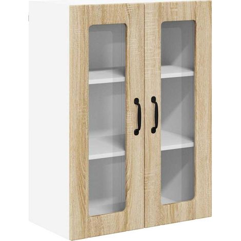 Meubles de Rangement,Armoire de cuisine avec étagère Chêne Sonoma 60 x 31 x 80 cm CFW817909 (1/5)