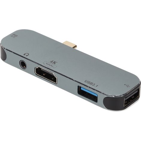 HUB USB C 5 en 1 : Adaptateur USB 3.1, Port HDMI 4K, Charge Rapide 100W, 480 Mbps, Compatible Type C (1/5)