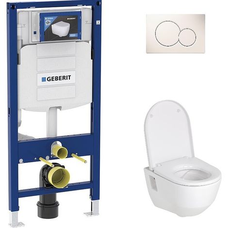 Pack Bati support geberit et WC suspendu Laufen PRO blanc