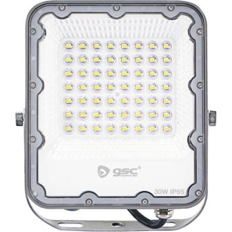 GSC 202600033 Aluminiumprojektor 30W 4000K IP65 Grau