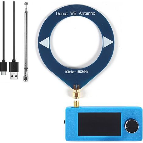 Récepteur Radio SI4732, écran IPS de 1,9 Pouces, Radio 10 KHz-180 MHz SW MW VHF, Radio Portable FM/AM/LSB/USB (1/2)