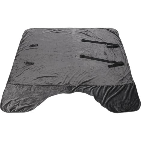 Couverture d'hiver pour chevaux, confortable et chaude, garnie de flanelle, pour le soin des chevaux, couverture épaisse universelle pour la ferme (1/5)