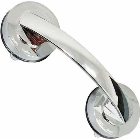 Poignée porte ventouse argent sans perçage, fixation pratique pour salle de bain réfrigérateur et meubles
