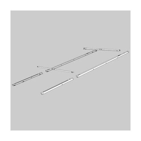STAFFA DI SUPPORTO A TETTO CF01  Per 200 lt     MADE IN ITALY