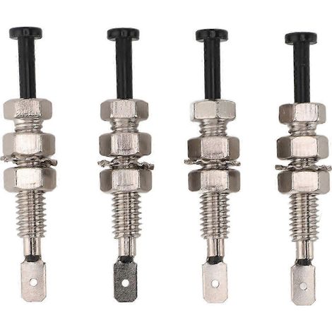 Verstellbarer Türstiftschalter 12V Universal-Motorhaubenalarmlichtschalter Sicherheitsschraube für Ceili SZRH