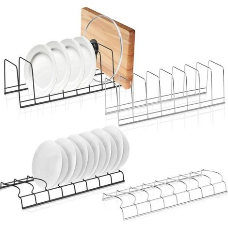 4 Egouttoir Vaisselle INOX, Porte Vaisselle Égouttoir Egoutoire Vaisselle Cuisine, Range Assiette Inoxydable Seche Vaisselle po (1/4)