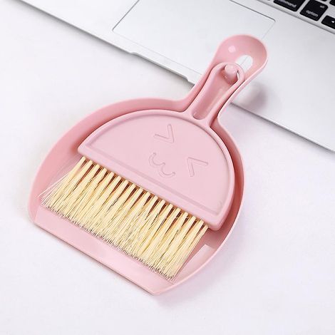 Mini pelle, balai à poils souples et brosse (rose) 20,5 x 13 x 10,5 cm (1/5)