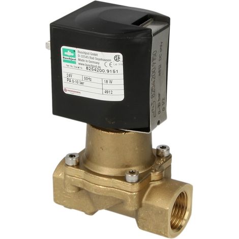 Electrovanne Buschjost 8254200.9151.0240 G1/2,3,4m³/h,0-10bar +90°C,NBR, 24VDC