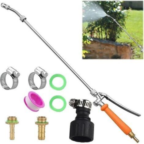 Spray Wand, 72cm Garden Spray Lance, Universal Spray Wand, 3/8" and 1/4" Universal Brass Replacement, for Gardens, Orchards, Car Wash (1/4)
