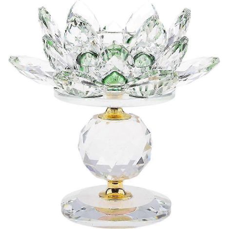 Blumenkerzenhalter Teelicht Feng Decor Weiß-Green A (1/5)
