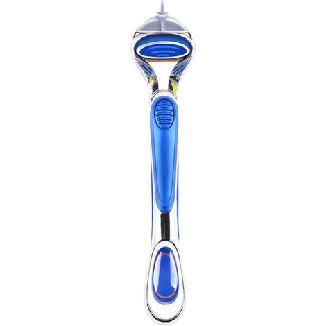 rasoir electriques hommes-Rasoir 5 lames rechargeable Bleu Classic – Pour rasage quotidien homme (4 lames de rechange) (1/2)