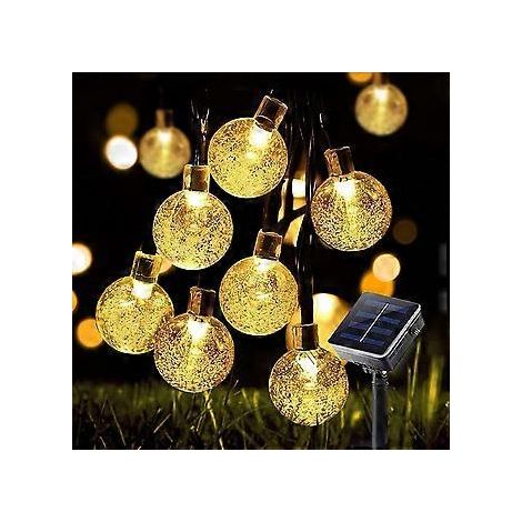 100 LED-Solar-Lichterkette mit 8 Beleuchtungsmodi für den Innen- und Außenbereich, 10 m (1/5)
