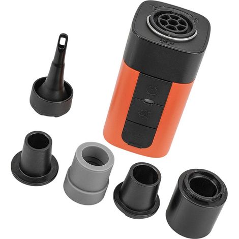 Pompes à air multifonctions avec boîtier USB pour gonflage rapide du matelas - Petite taille avec lumière (1/5)