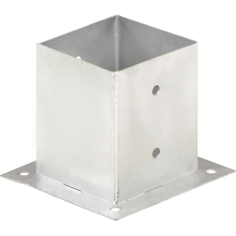 Maison Exclusive - Ancoraggi Pali 4 pz in Metallo Zincato 121 mm (1/5)