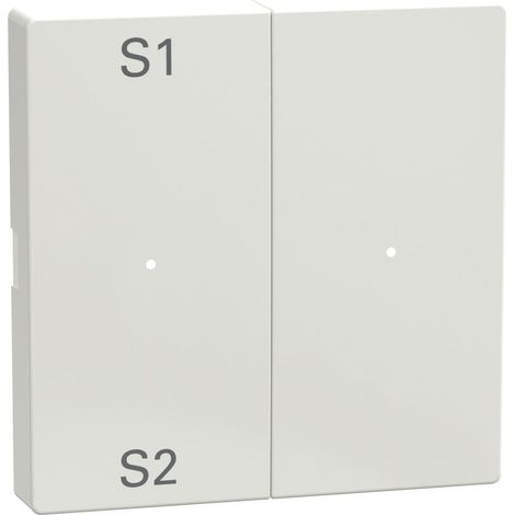 Schalter merten meg5226-0319 glänzende Oberfläche Maße 7,4x7,4 cm