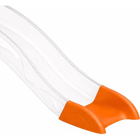 Trigano – Partie inférieure de glissière toboggan 3,32 m et 2,15 m – Sabot orange résistant aux intempéries – Installation rapide – Module de remplacement