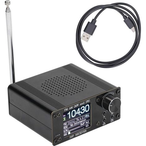 Jeffergarden Oscillateur à Fréquence Variable 10kHz-220MHz VFO Compteur de Variation de Génération de Fréquence Batterie Intégrée, Onduleur
