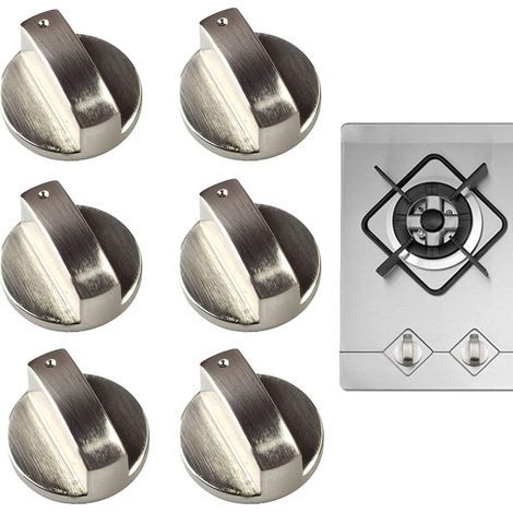 (6 pacchetti) manopola per fornello a gas da 6 mm, manopola per fornello a gas, manopola universale per fornello a gas, manopola di controllo per fornello a gas, interruttore del forno (1/5)