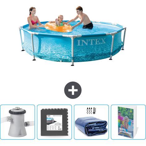 Frame Pool Rund - 305x76 cm - 5-teilig  SCB121 (1/5)
