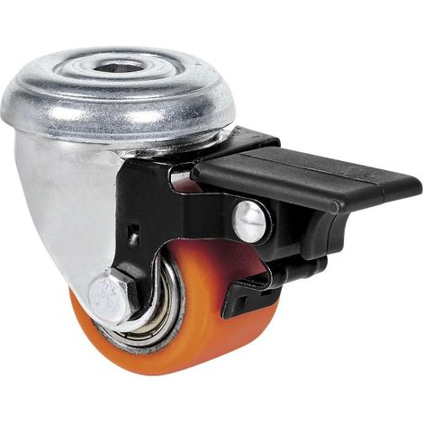 rueda giratora aguj.m10 fr.21lpfn35-vnb hierro-poliur.vulcan.naranja bolas (1/2)