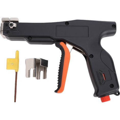 Pistolet à attache de câble en acier inoxydable, autobloquant, longueur réservée réglable, serrage automatique, outil de coupe en métal (1/5)