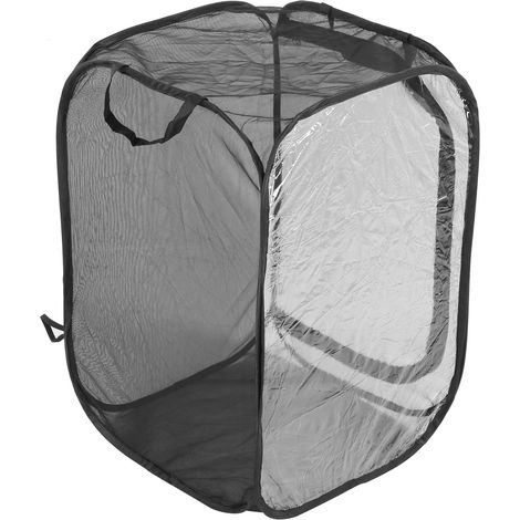 Serre de jardin pliable avec cage ventilée anti-insectes pour plantes, abri de culture extérieur, enclos de reproduction durable