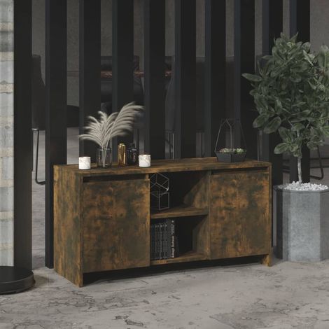 TV Cabinet Smoked Oak 102x37.5x52.5 cm Engineered Wood vidaXL (1/5)