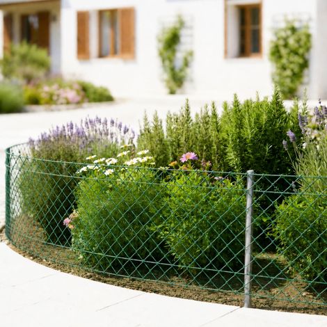 Malla plastica cuadrada para perterres floranet verde nortene (1/3)