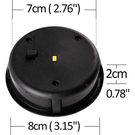 Lanterne solaire Haut de remplacement Lumière solaire pour Lantern Panneau solaire Couvercle de lumière avec une ampoule LED,Lanterne solaire bricolage pour décor de jardin extérieur-RAPANDA (1/3)