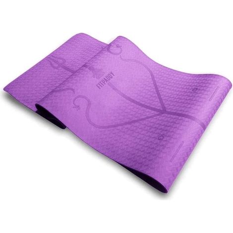 FITPADDY MAT01VL esterilla de yoga Elastómero termoplástico (TPE) Púrpura