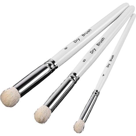 Ensemble de pinceaux à sec Yutiars pour peinture miniature, pinceaux texturés acryliques pour œuvres d'art détaillées B (1/5)