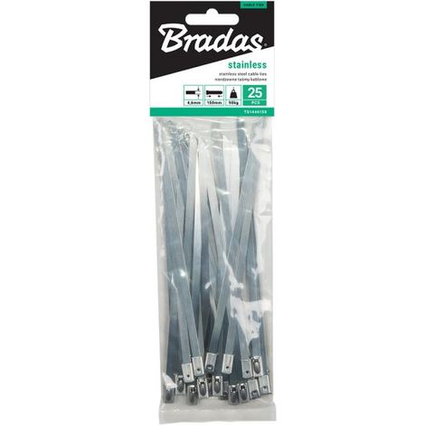 Attaches de câble Bradas ts1446290 acier inoxydable 290 mm