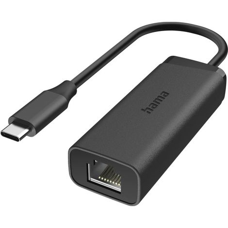 Hama 00200360 scheda di interfaccia e adattatore RJ-45 USB-C