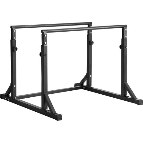 Dip-Bar, 363 kg Tragkraft, robuste Dip-Station mit verstellbarer Höhe, stabilisierende Unterstützung für Fitnesstraining, Parallelbarren für Krafttraining zu Hause (1/5)