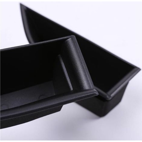 4x pour Evoque 2012-2015 Poignée de Porte Boîte de Rangement Porte-Conteneurs Porte-Plateau Accessoires,4 x boîte de rangement,Noir (1/4)