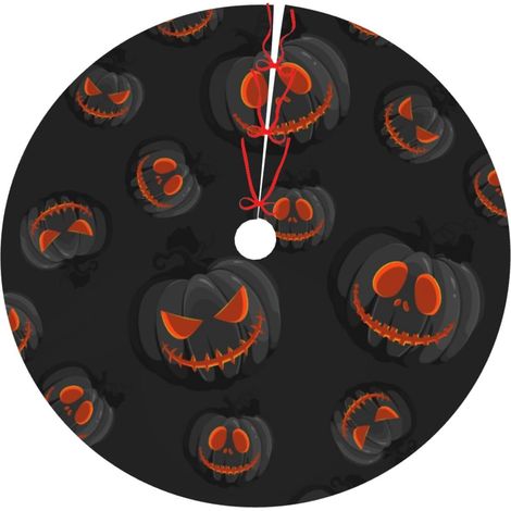 Tapis De Sapin De Noël - Feuille De Palmier Flamingo Tropical - 90 Cm - Décor De Fête Pour Noël Halloween - 1 Pièce (1/5)