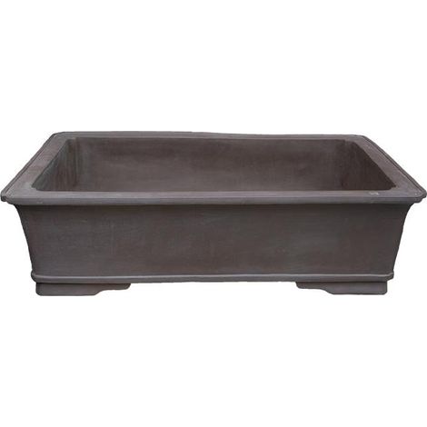 Vaso per bonsai rettangolare in gres 131,5x80x32 cm - GL48