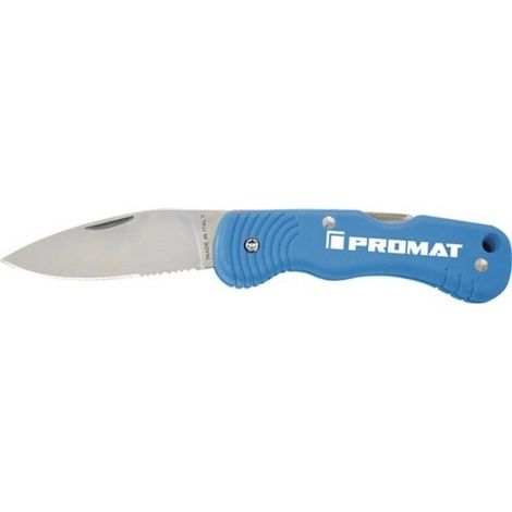 Navaja multiusos plegable 78-190mm inox m/plast promat proma