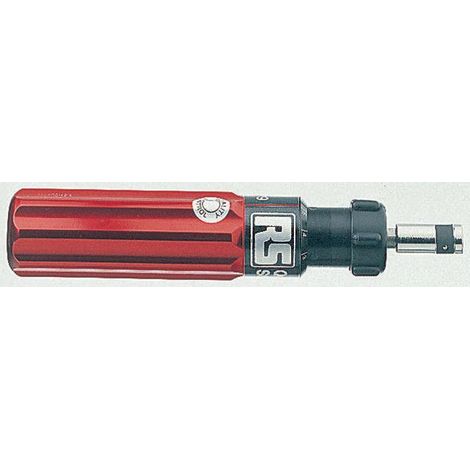 Tournevis dynamométrique RS PRO, 1 6Nm, 1/4 pouce ( Prix pour 1 )
