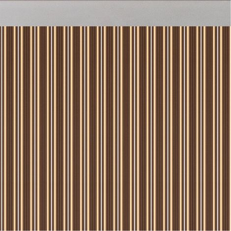 Türvorhang Modell Ferrara undurchsichtig braun-elfenbein Farbe 90x210cm M63122 Acudam