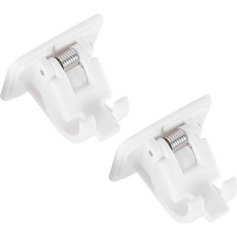 2pcs Support De Tringle à Rideau Auto-adhésif Pour