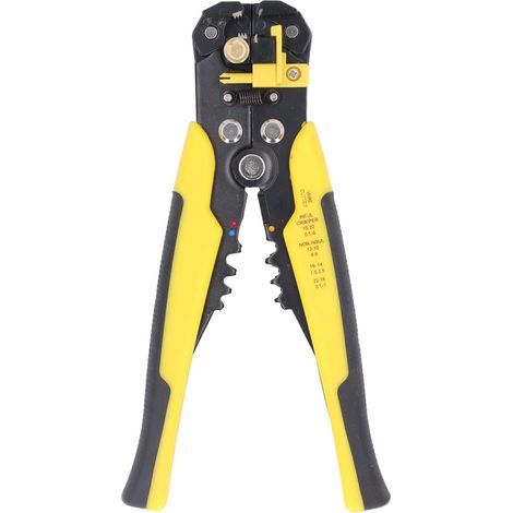 Pince à dénuder automatique 5 en 1, pince à sertir, extracteur de pelage, outil électrique jaune (1/5)