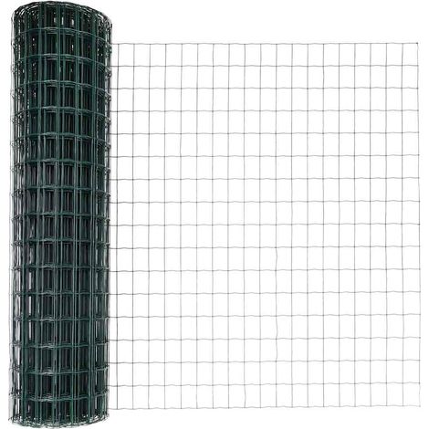 Maison Exclusive - Geschweißter Drahtzaun 10 x 1 m (B x H) PVC-be