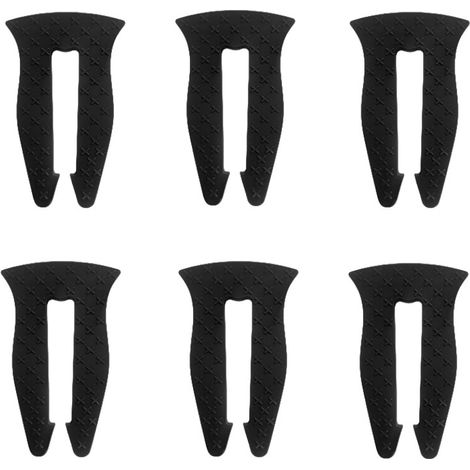 Ensemble de 6 protections pour boutons de cuisinière à gaz, capuchons de sécurité argentés (1/5)