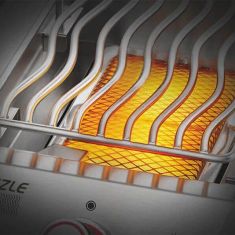 Brûleur Sizzle Zone encastrable - Inox + Housse