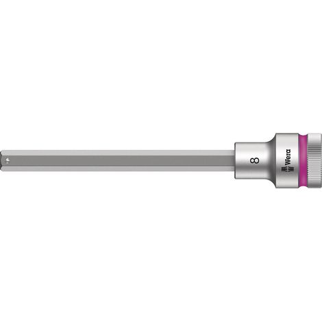 WERA Schraubendreher-Einsatz 1/2" 8x140mm i 6kt. HF