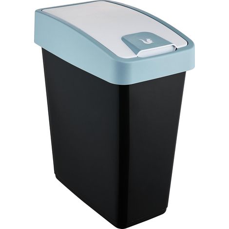 KEEEPER PREMIUM PATTUMIERA CON COPERCHIO FLIP, SOFT TOUCH, 25 L, MAGNE, NORDIC BLUE 1060468000000 (1/4)