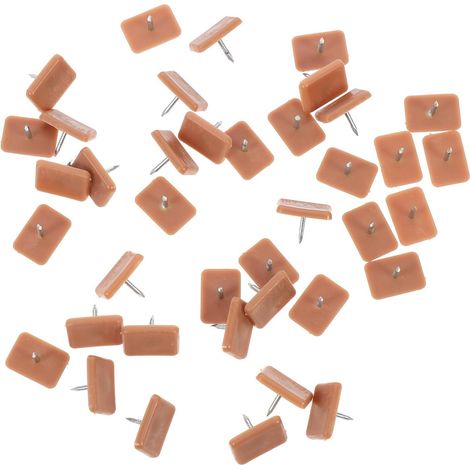 Healifty Lot de 60 clous coulissants rectangulaires pour tiroirs (1/5)