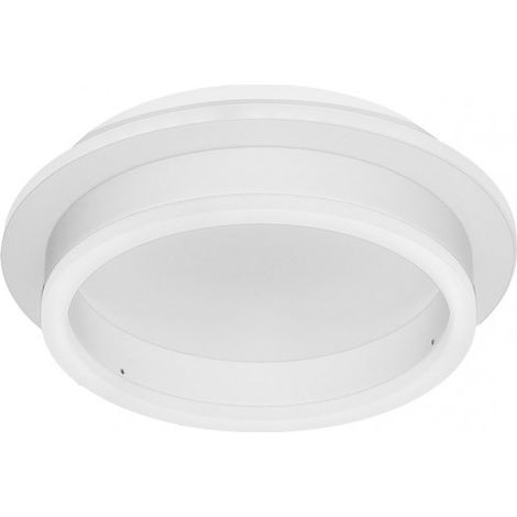 Deckenleuchte 30w 3000-4000-6000k Elma Weiß 7x24x24 cm 2850 Lm mit Lichtfarbspeicher