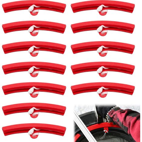 Lot de 12 protections de jantes, pour montage des pneus, protection des jantes, protection des bords de jantes, protection des jantes, aide au montage, protège les jantes de l'usure et des rayures (1/5)